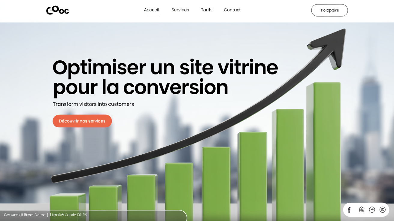 Optimiser un site vitrine pour la conversion NOVA IMPACT www.novaimpact.io