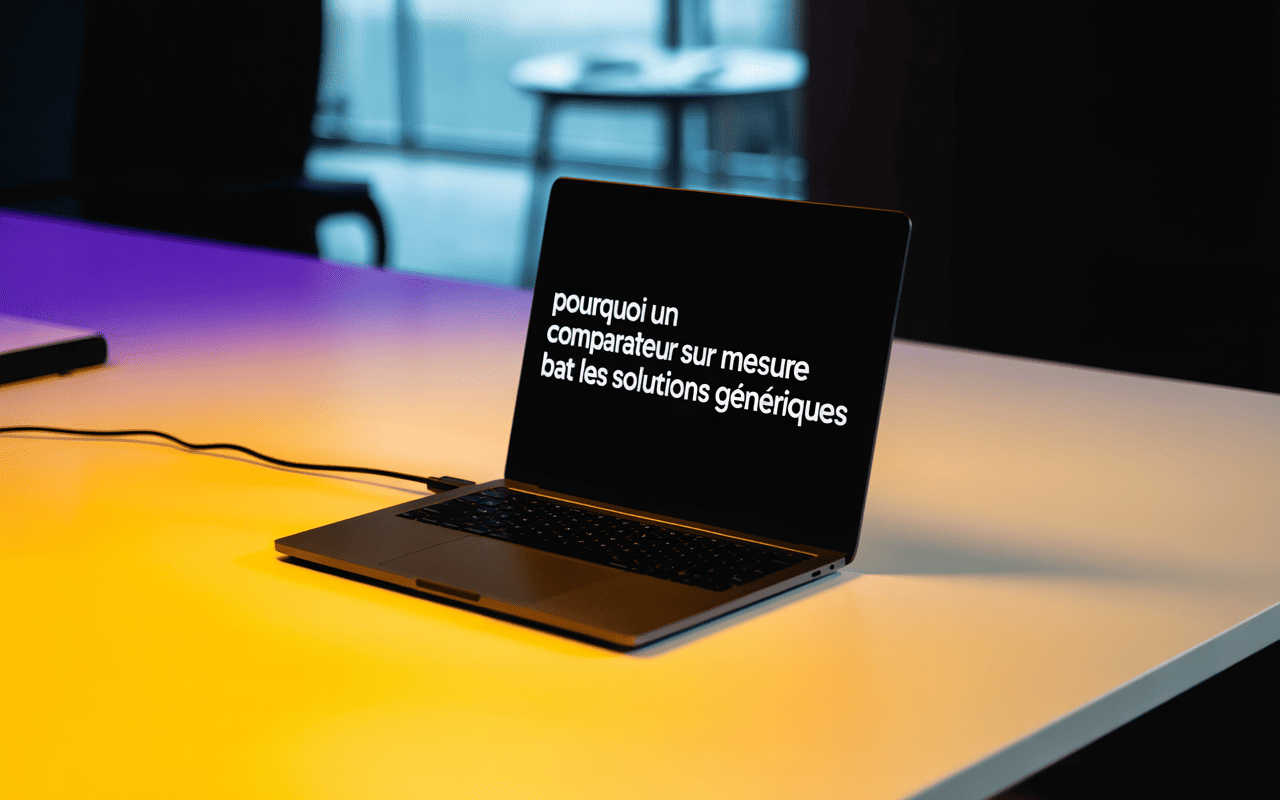 Comparateur sur Mesure vs Générique : Quel ROI pour votre Business ?